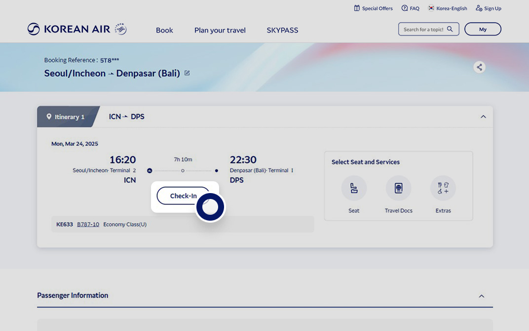新品）大韓航空　レゴ　 KOREAN AIR Premium Check In Online Check-In