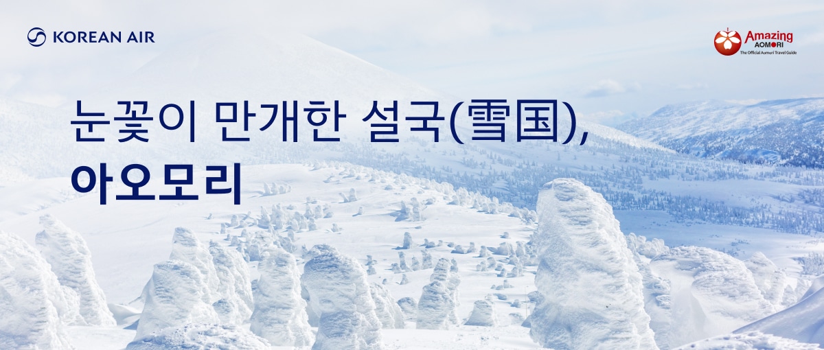 KOREAN AIR, Amazing AOMORI The Official Aomori Travel Guide, 눈꽃이 만개한 설국, 아오모리
